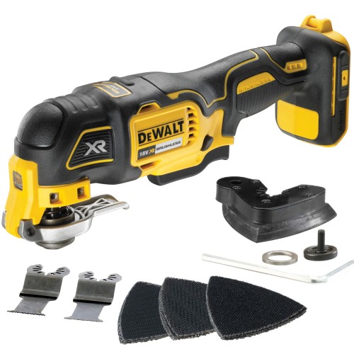 DEWALT DCS355N Narzędzie wielofunkcyjne szlifierka 18V + Akcesoria