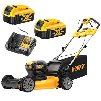 Kosiarka samobieżna akumulatorowa 18V 53cm 2x 5Ah ładowarka DEWALT DCMWSP564P2