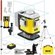 Laser krzyżowy 4x360 Nivel System CL5B + czujnik CLS-5 + statyw + łata