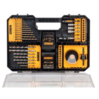 Zestaw bity wiertła nasadki otwornice w kasecie DeWALT DT70620T