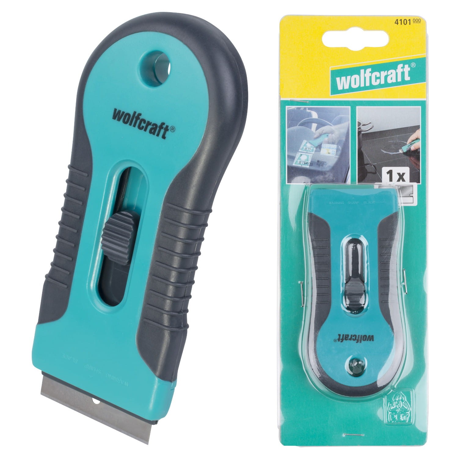Skrobak z tworzywa 2-komponentowego do płyt indukcyjnych kleju Wolfcraft 4101000
