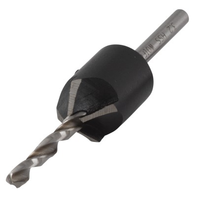 WOLFCRAFT 2498000 Wiertło z pogłębiaczem 3,2 mm nawiertak z fazownikiem