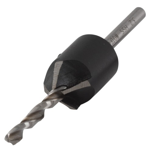 WOLFCRAFT 2498000 Wiertło z pogłębiaczem 3,2 mm nawiertak z fazownikiem
