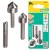 WOLFCRAFT 2504000 Zestaw pogłębiaczy fazowników do drewna i metalu 3 sztuki