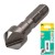 WOLFCRAFT 2582000 Pogłębiacz stożkowy pod łby wkrętów do drewna metalu 10mm