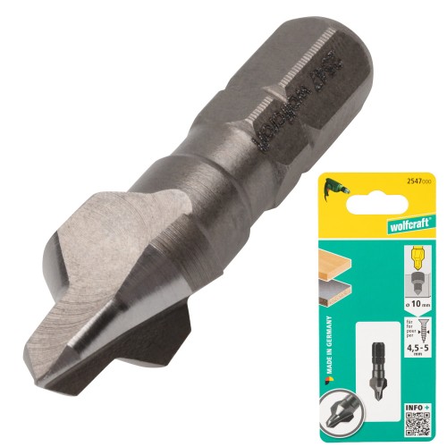 WOLFCRAFT 2547000 Wiertło z pogłębiaczem 4-10mm