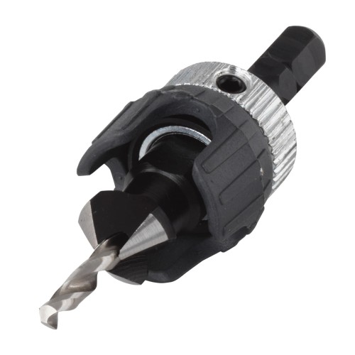 WOLFCRAFT 2544000 Wiertło z pogłębiaczem i ogranicznikiem na wkręty + imbus