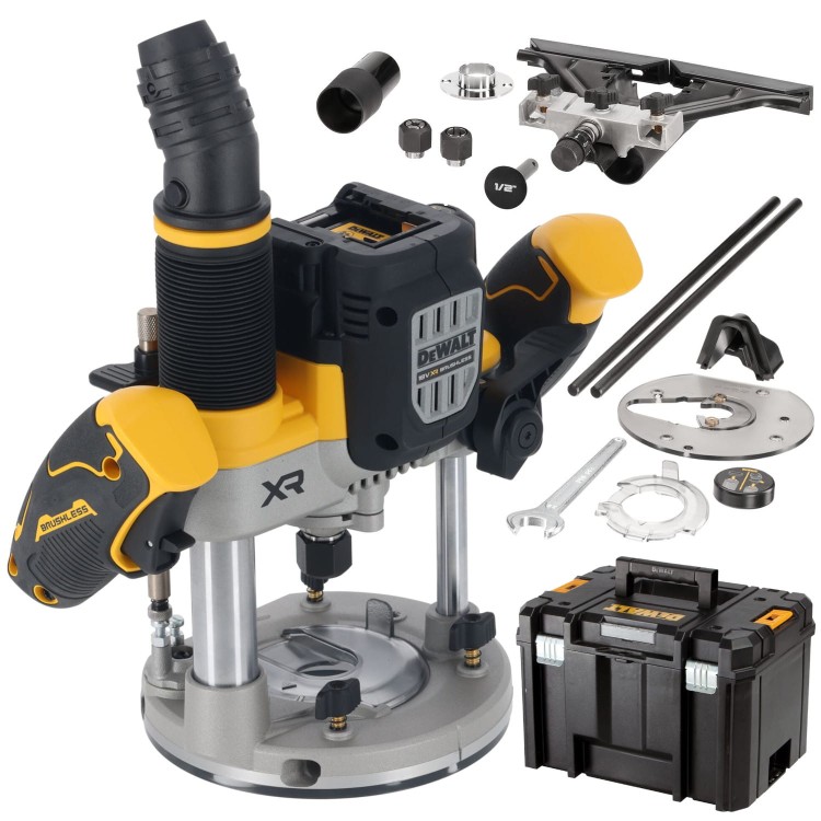 Frezarka górnowrzecionowa 18V 8mm-12mm TSTAK akc DeWALT DCW620NT