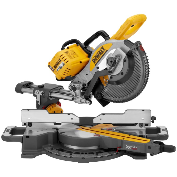 Pilarka ukosowa akumulatorowa 250mm 18V 54V XR FLEXVOLT 2x 6Ah DeWALT DCS727T2