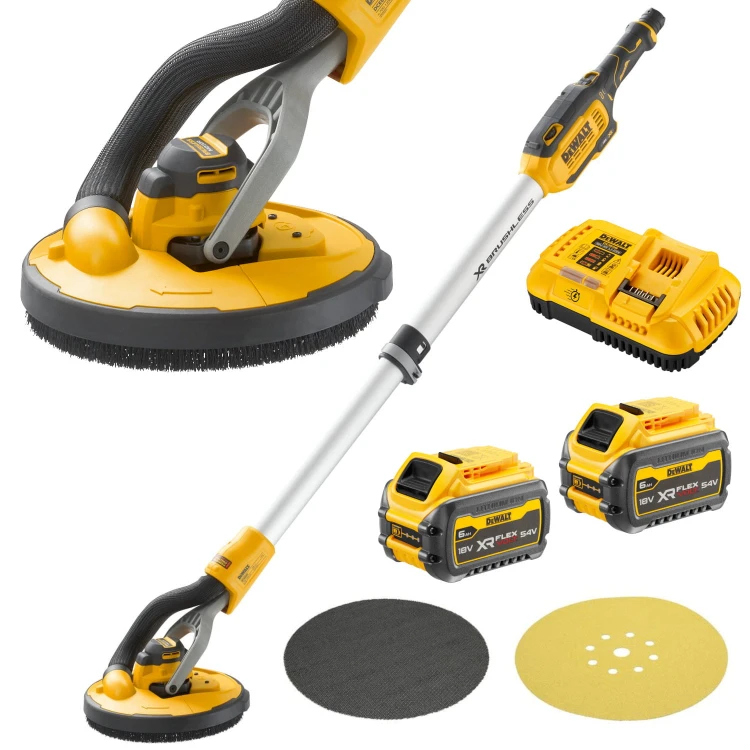 Szlifierka akumulatorowa do płyt g/k 18V 225mm 2x 6Ah DeWALT DCE800T2