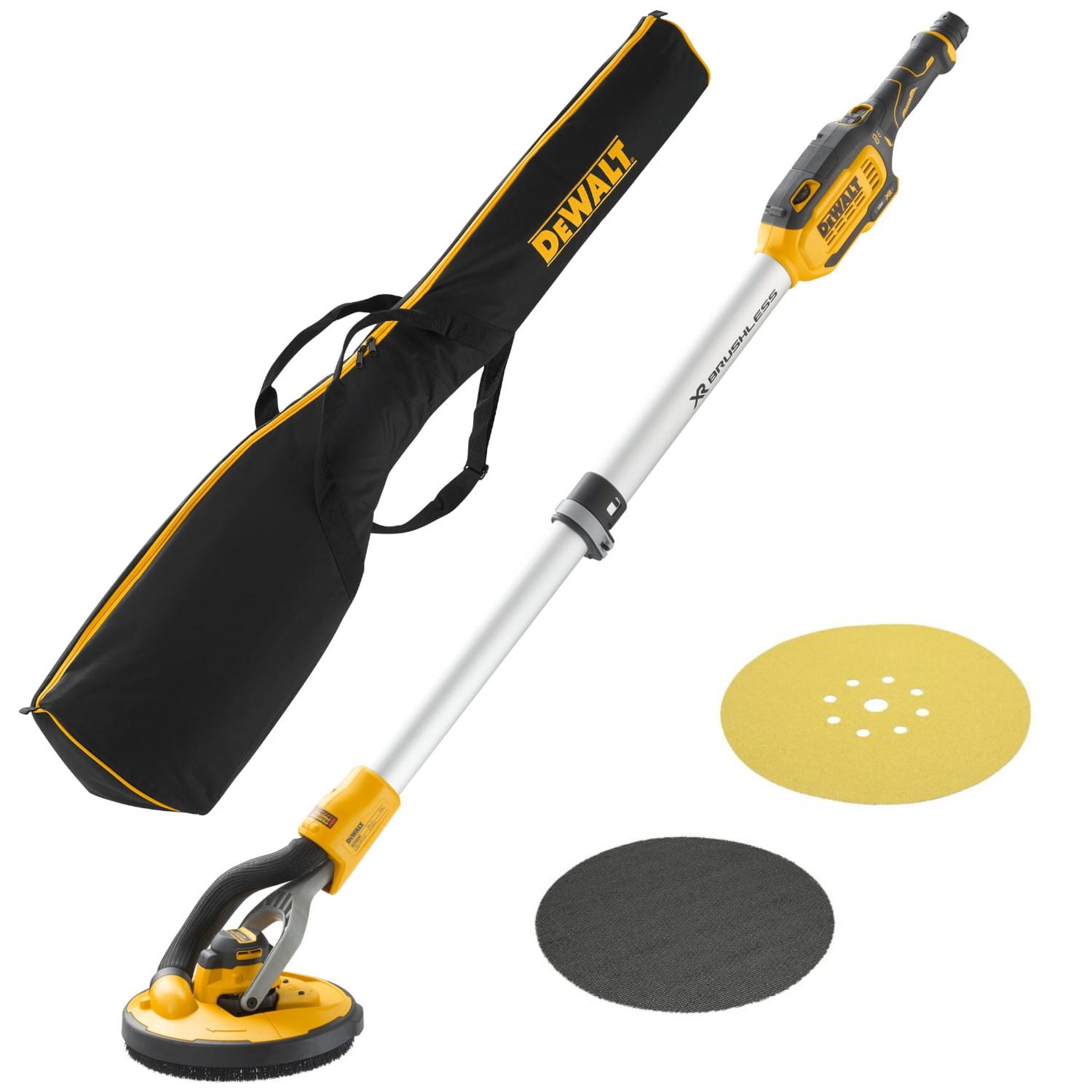 Szlifierka akumulatorowa do płyt g/k 18V 225mm body torba DeWALT DCE800NB