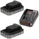 BLACK DECKER 2x Akumulator 18V 2,0Ah PowerConnect BDL2018S + Ładowarka BDC1A