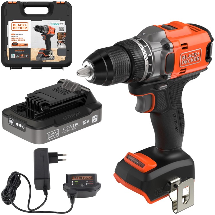 BLACK DECKER BLD682 Wiertarko Wkrętarka 18V 2,0Ah 50Nm POWER CONNECT