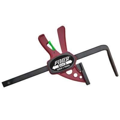 PIHER Ścisk stolarski do szyn prowadnic Quick T-Track 15cm zacisk 60kg 2szt