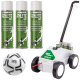 AMPERE Wózek do malowania linii na murawie Sport Striper + 3x 500ml farba biała + Piłka