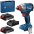 BOSCH Klucz udarowy Wkrętarka 18V 2x 2.0Ah 285Nm GDX 18V-285 + walizka