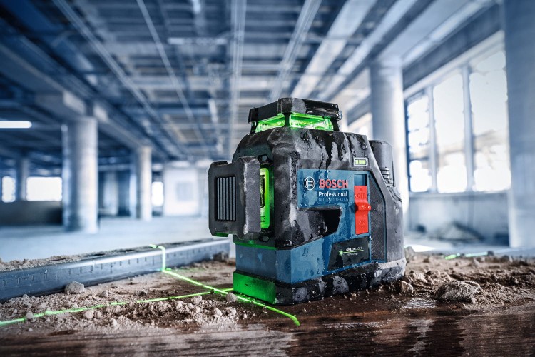 zastosowanie lasera krzyżowego 3x 360° BOSCH 0601065400