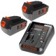 Ładowarka 18V Black Decker BDC1A + 2x Akumulator 18V 5Ah Black Decker BL5018