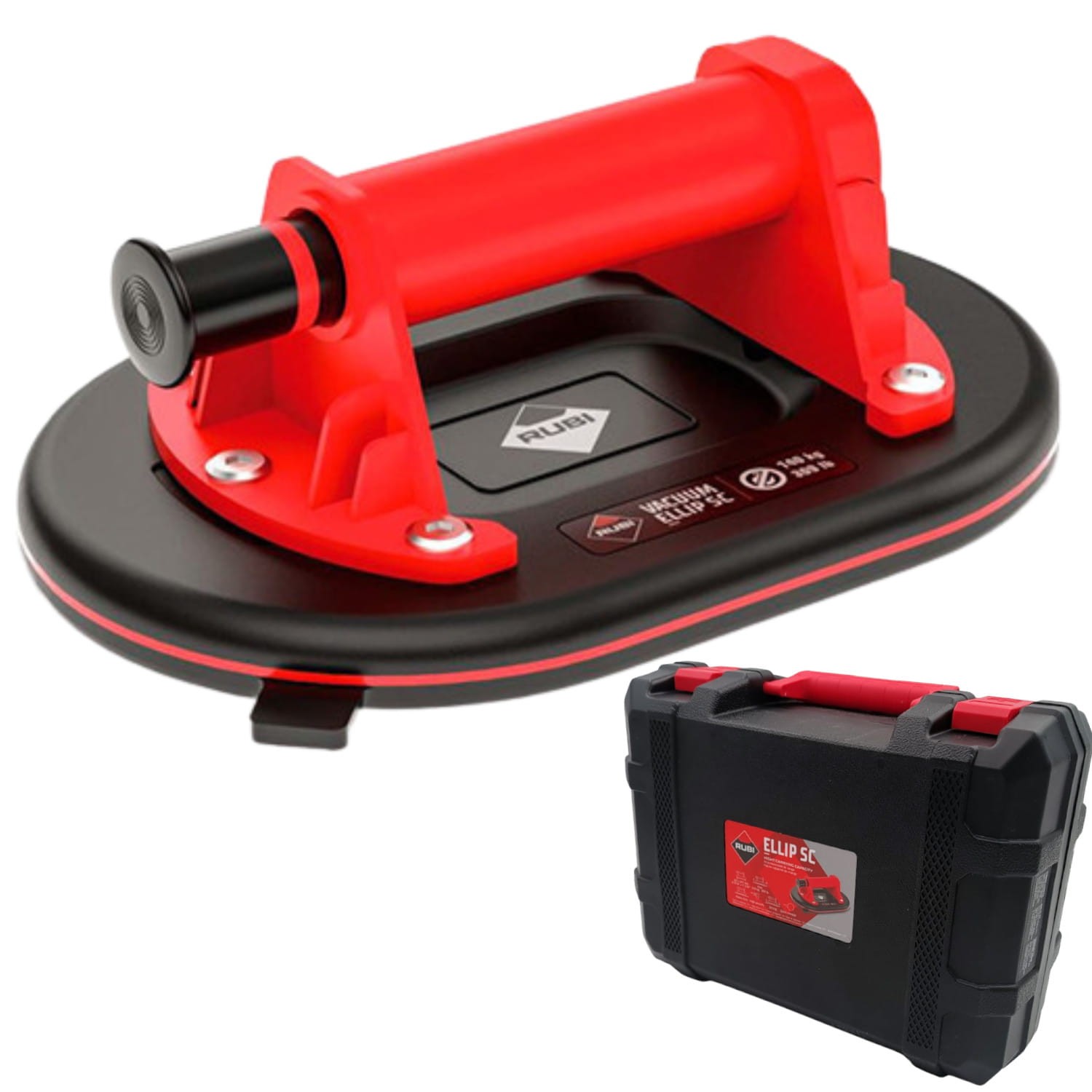 Przyssawka ELLIP SC z pompką do przenoszenia płytek + walizka RUBI 67900