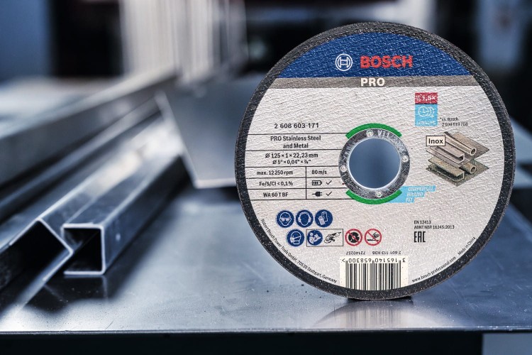 zastosowanie korundowej tarczy tnącej Bosch PRO Stainless Steel and Metal