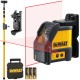 Laser krzyżowy czerwony 15m DeWALT DW088K + tyczka teleskopowa 320cm