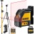 Laser krzyżowy czerwony 15m DeWALT DW088K + statyw W260 + tyczka
