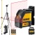 Laser krzyżowy czerwony 15m DeWALT DW088K + statyw W260 + tyczka GT-360