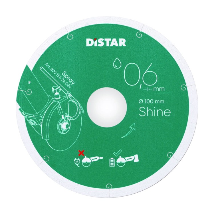 Tarcza diamentowa do gresu 100mm DISTAR