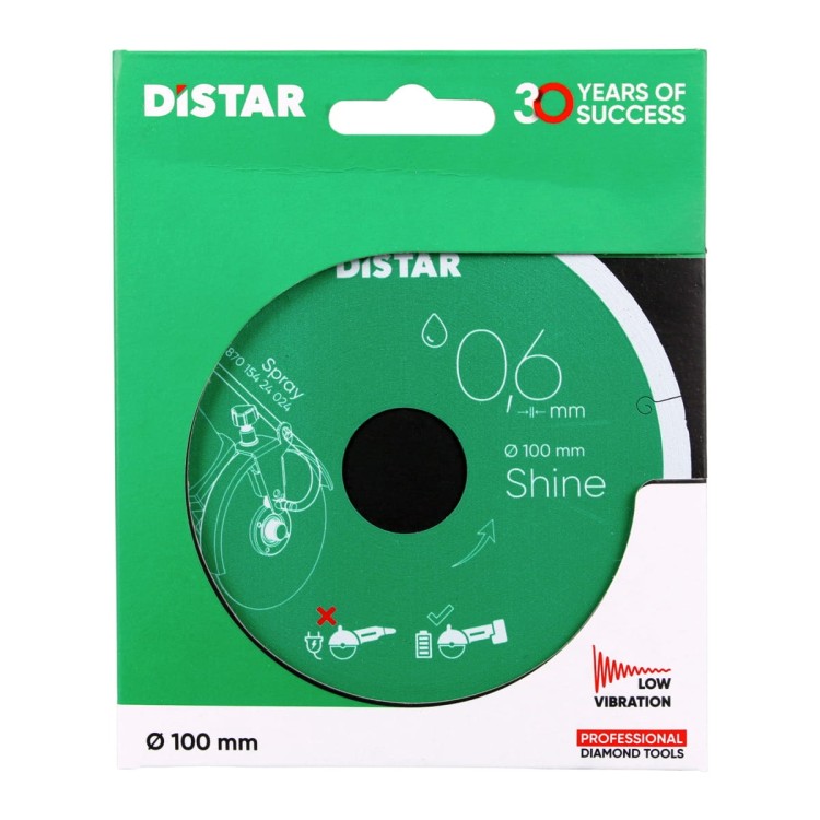 Tarcza diamentowa do gresu 100mm DISTAR 11133034025