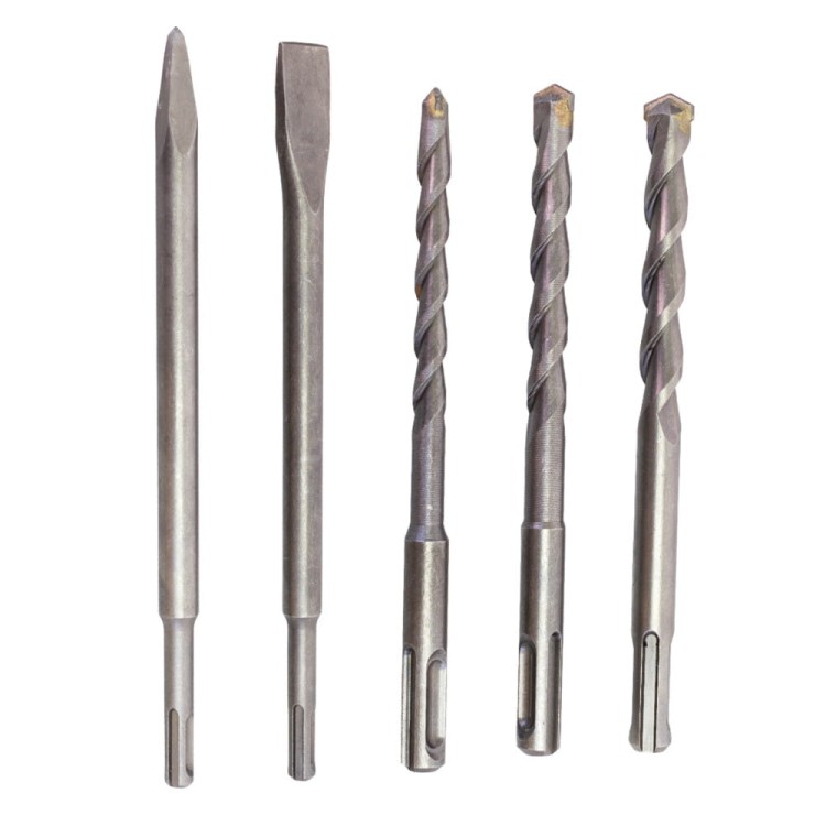 Wiertło: 8 mm, 10 mm, 12 mm Dłuto Szpiczaste i Płaskie