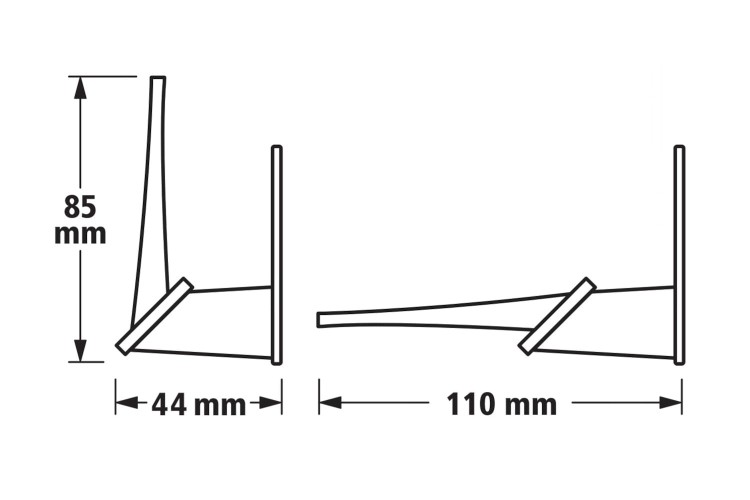 schemat końcówki do fugowania Wolfcraft 4366000