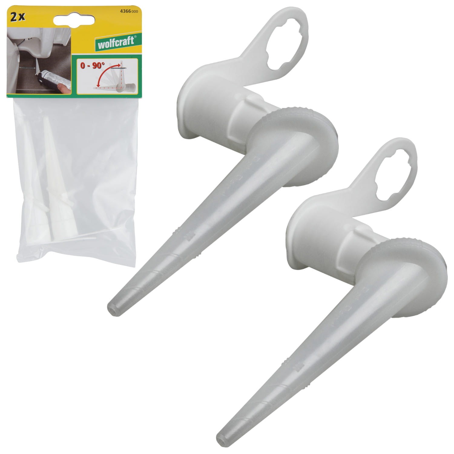 Końcówka do fugowania w trudno dostępnych miejscach 2szt. Wolfcraft 4366000