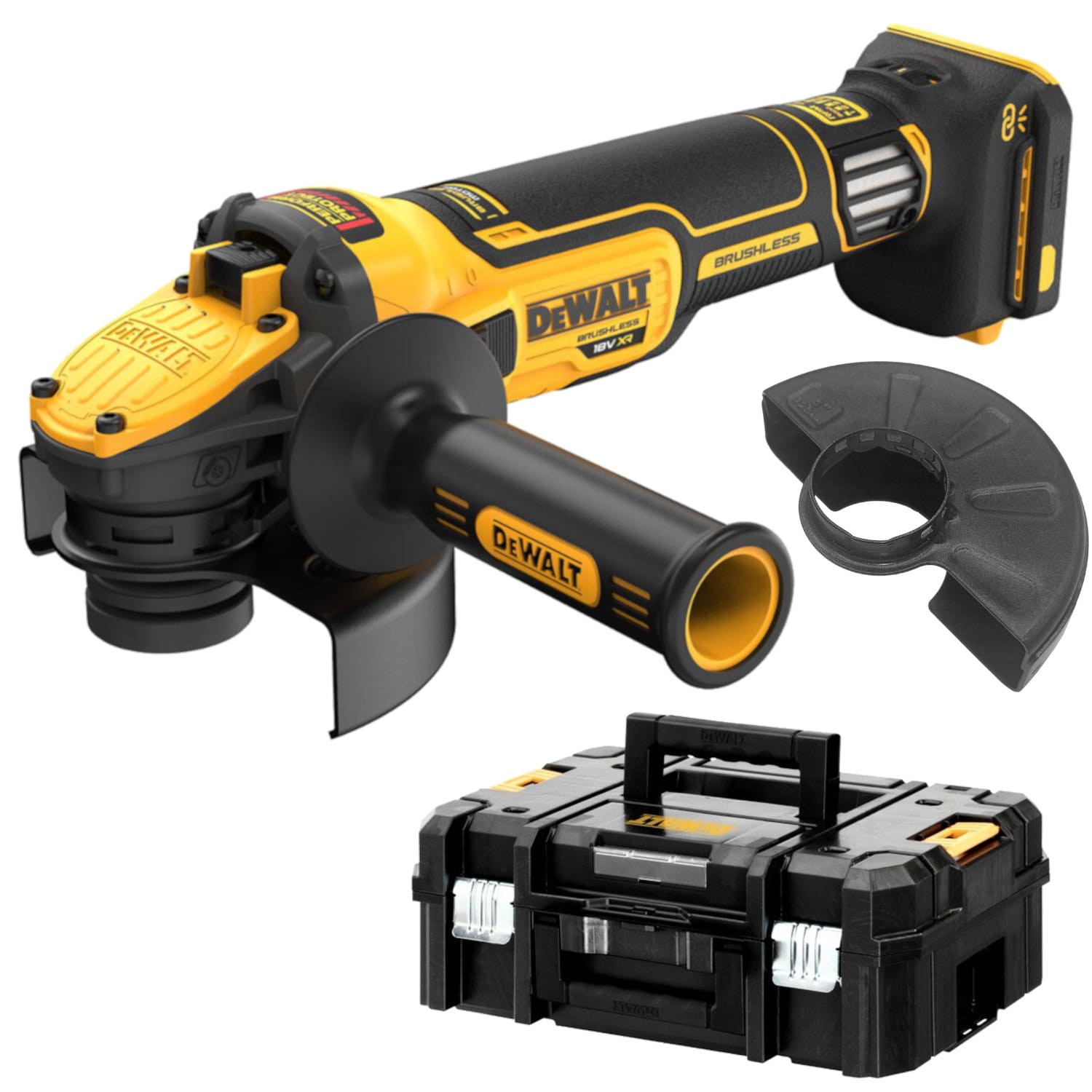 DEWALT DCG409VSNT Szlifierka kątowa z regulacją obrotów 18V 125mm + walizka TSTAK