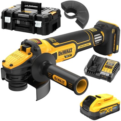 DeWALT Szlifierka kątowa 125mm 18V 1x 5,0Ah POWERSTACK TSTAK DCG409VS