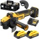 DeWALT Szlifierka kątowa 125mm 18V 2x 5,0Ah POWERSTACK TSTAK DCG409VS