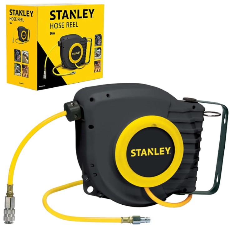 Wąż pneumatyczny zwijany przewód 9m na bęben Stanley 9045698STN