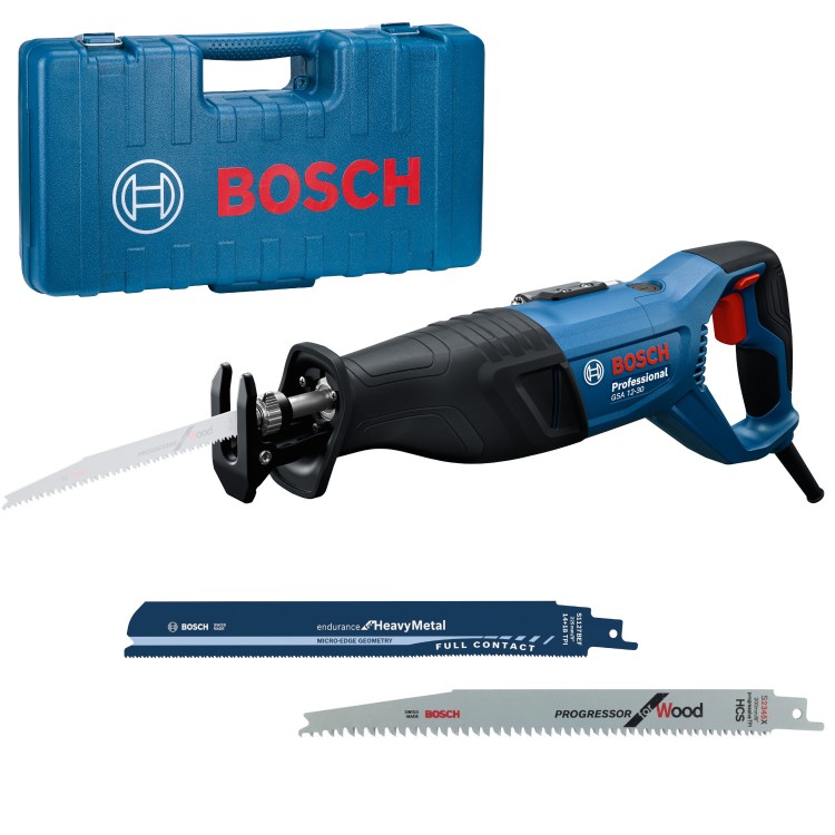 Piła szablasta sieciowa 1250W + 2 brzeszczoty Bosch GSA 12-30