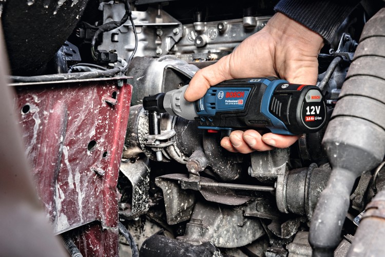 zastosowanie grzechotki akumulatorowej Bosch GRC 12V-60 3/8 SN