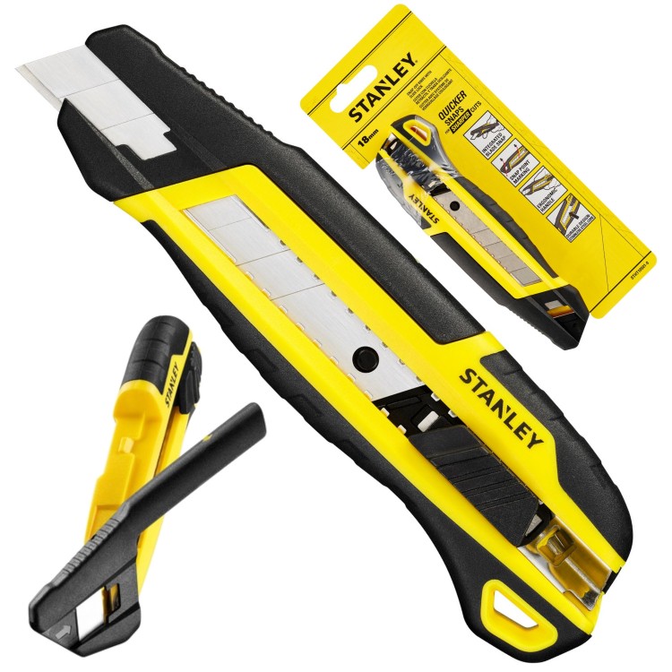 Nóż ze zintegrowanym systemem łamania ostrza 18mm Stanley STHT10501