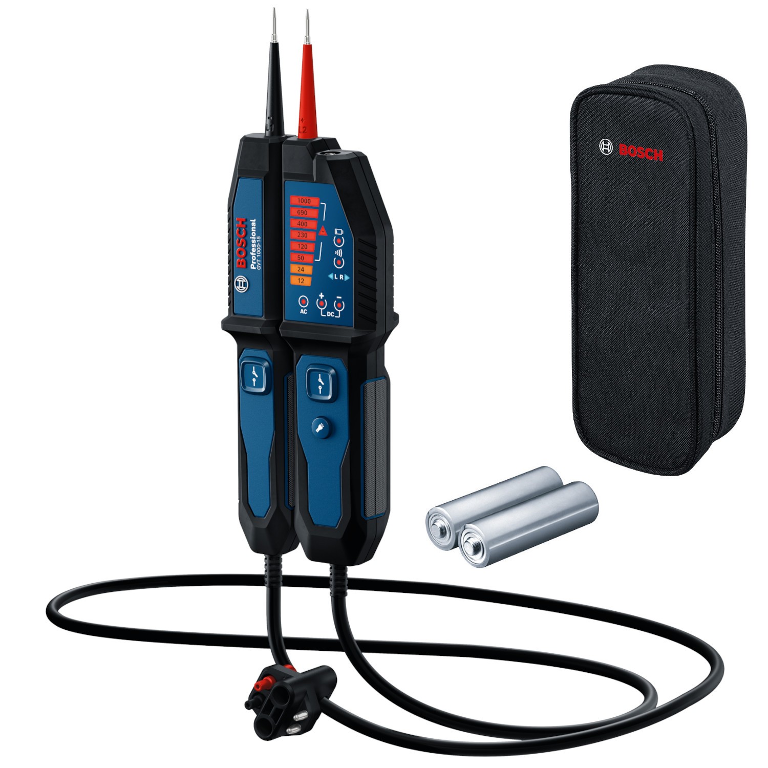 Tester napięcia do 1000V AC/DC Bosch GVT 1000-15