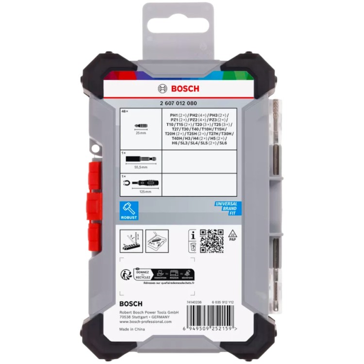 Bit do wkrętarki 25mm PH TORX HEX SL BOSCH 2607012081