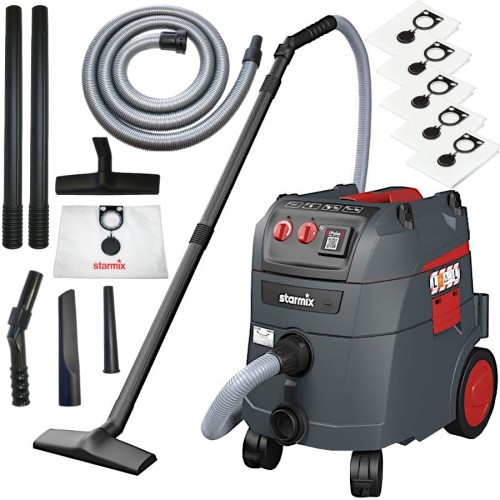 Odkurzacz przemysłowy 1600W 35l Starmix iPulse L-1635 Basic + Worki 5szt.