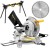Pilarka ukosowa sieciowa 254mm 1650W tarcza Stanley SM1650 + stół FME790