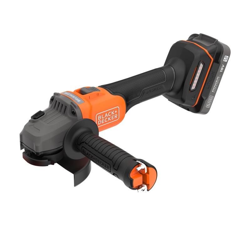 Szlifierka kątowa 115mm 18V BLACK DECKER BCG6L8D2S