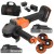 Szlifierka kątowa 115mm 18V 2x2Ah tarcza torba BLACK DECKER BCG6L8D2S