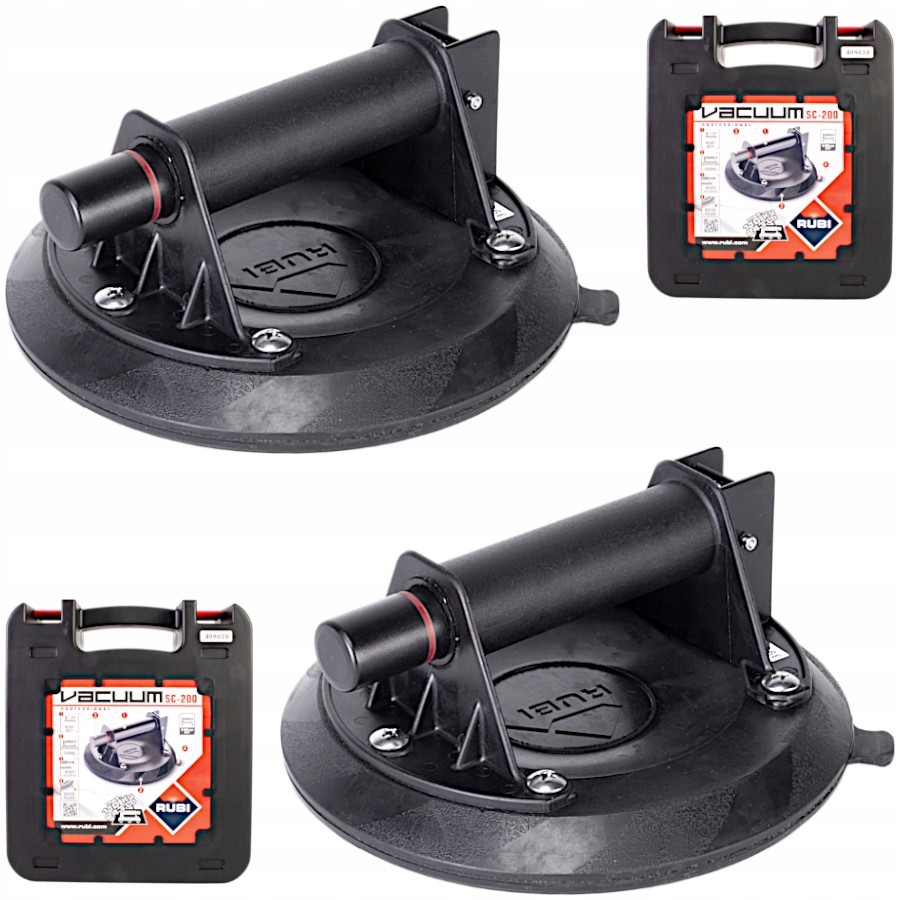 RUBI 18919 Przyssawka z pompką do płytek 20cm 2szt