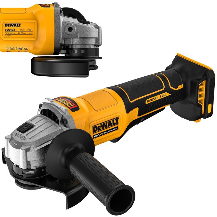 DEWALT DCG408N Szlifierka kątowa akumulatorowa 18V XR 125mm body
