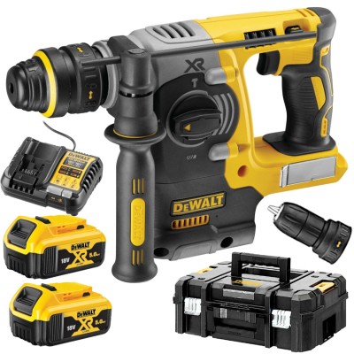 Młotowiertarka SDS-Plus 24mm 18V 2x 5.0Ah DeWALT DCH274P2T