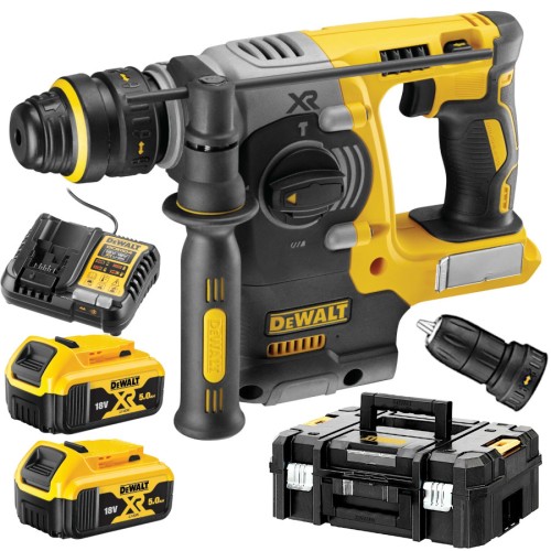 Młotowiertarka SDS-Plus 24mm 18V 2x 5.0Ah DeWALT DCH274P2T