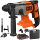 BLACK DECKER BCD900 Młotowiertarka udarowa akumulatorowa 18V 2,5Ah w walizce